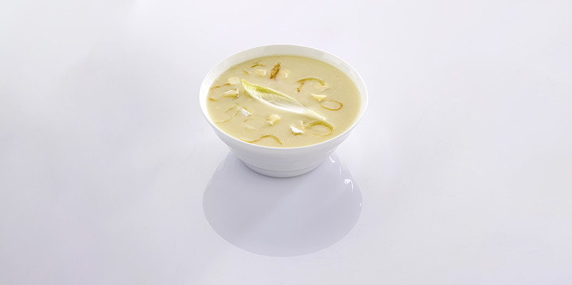 Potage d'endives au brie